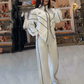💥Hot Sale 49% OFF🔥Turtleneck Striped Top ＆ Wide-Leg Pants 2-Piece Set