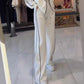 💥Hot Sale 49% OFF🔥Turtleneck Striped Top ＆ Wide-Leg Pants 2-Piece Set