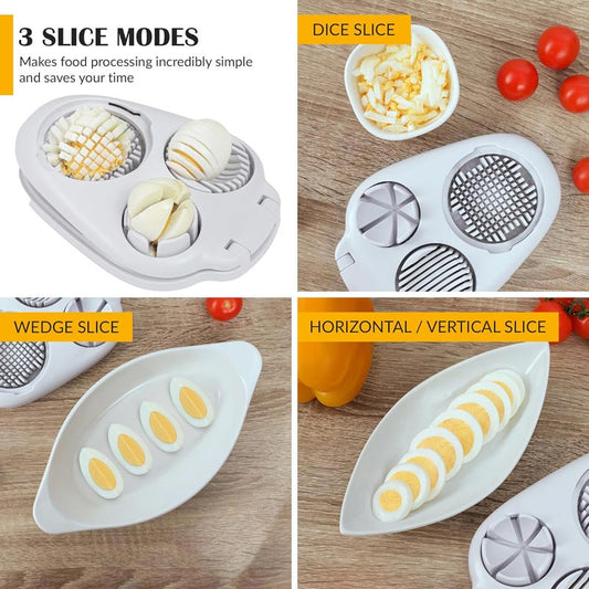 🔥Hot Sale 49% 0FF🔥Multifunctional 3-in-1 Egg Slicer