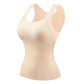 2-Piece Set💕Women’s U Neck Thermal Tank Tops with Built-In Bra