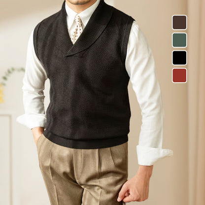 🎅Christmas Sale - 49% OFF🎅 Men's Slim Fit Elegant Knit Vest