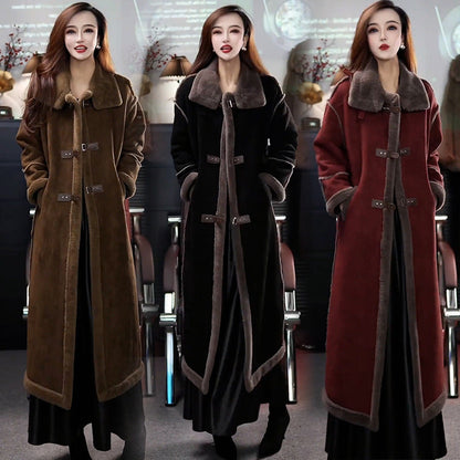 ❄️Free Shipping❄️ Stylish plush lined coat for women