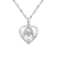 💗Beating Heart Sparkling Women's Silver Necklace