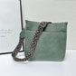 👜Leather shoulder bags with colorful straps