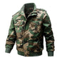 💥Exceptionally high quality-Men's Military Stand Collar Zipper Jacket