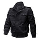 💥Exceptionally high quality-Men's Military Stand Collar Zipper Jacket