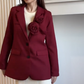 Women's Elegant Rose Long Sleeve Office Jackets