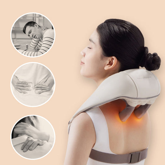 🎁Limited Time Half Price⏳ - Neck and Shoulder Heat Massager ( with Massage Oil)