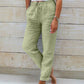 🌸LAST DAY SPECIAL PRICE: ￡14.99!!🌸Women's  Elastic Waist Cotton Linen Casual Pants