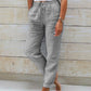 🌸LAST DAY SPECIAL PRICE: ￡14.99!!🌸Women's  Elastic Waist Cotton Linen Casual Pants