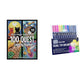 🎨 Color by Number Mosaic Book Set – 4 Books with 100 Hidden Picture Coloring Designs