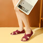 Comfort Solid Color Bowtie Flat Sandals