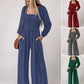 🎉🛍️Hot Promotion 50% OFF💃2025 New Women's Casual Long Sleeve Wide Leg Pants Jumpsuit