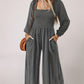 🎉🛍️Hot Promotion 50% OFF💃2025 New Women's Casual Long Sleeve Wide Leg Pants Jumpsuit