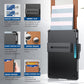 🔥Wallet for Men - Men's Wallet - With Pop-up Aluminium Case Money Clip Leather Slot Credit Card Holder
