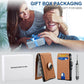 🔥Wallet for Men - Men's Wallet - With Pop-up Aluminium Case Money Clip Leather Slot Credit Card Holder