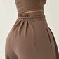 🍃Women’s Solid Color High-Waist Straight-Leg Pants