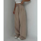 🍃Women’s Solid Color High-Waist Straight-Leg Pants