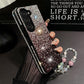 Sparkling Phone Case with Wrist Strap for Galaxy Z Fold Series