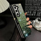 Sparkling Phone Case with Wrist Strap for Galaxy Z Fold Series