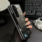 Sparkling Phone Case with Wrist Strap for Galaxy Z Fold Series
