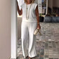 🔥New Arrivals 49% OFF🎁👗Women's Crew Neck Sleeveless Top and Pants Set
