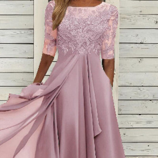 👗🌸 Embroidered midi dress – floral, flowy, flattering & perfect for events!