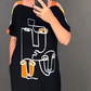 🍂Women's Fashion Printed Short Sleeve Dress
