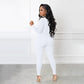 Solid Color Half Zip Seamless Jumpsuit