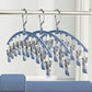 👖 Space-Saving Multi-Clip Hanger – 10-Clip Closet Organizer for Leggings, Jeans, Shorts & Skirts