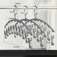 👖 Space-Saving Multi-Clip Hanger – 10-Clip Closet Organizer for Leggings, Jeans, Shorts & Skirts
