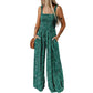 🏖️Hot Sale 49% OFF🌼Women’s Casual Print Sleeveless Overalls Jumpsuits 2