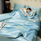 🎁Get Ready For Summer - Washable、cooling❄️4-piece bed linen🛏️