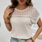 💥Hot Sales-49% OFF🍃Knitted Mesh Short Sleeve Top