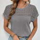 💥Hot Sales-49% OFF🍃Knitted Mesh Short Sleeve Top