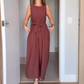 💖Limited Sale 50% OFF💖Women's Elegant Sleeveless Wide Leg Jumpsuit