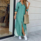 Women's Trendy Long Sleeve Shirt Dress