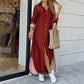 Women's Trendy Long Sleeve Shirt Dress