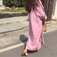 Women's Trendy Long Sleeve Shirt Dress