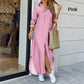 Women's Trendy Long Sleeve Shirt Dress