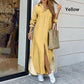 Women's Trendy Long Sleeve Shirt Dress