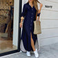 Women's Trendy Long Sleeve Shirt Dress
