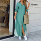 Women's Trendy Long Sleeve Shirt Dress