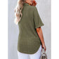 🩷Summer Sale - 49% Off🌈Women's Lapel Loose Short Sleeve Top