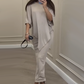 🥰Women's Casual Loose Fit Top & Skirt Two-Piece Set🔥