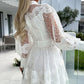Women's Sexy Lace Long Sleeve Dresses