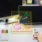 🌈 LED Light-Up Message Board – Erasable Drawing & Writing Night Light