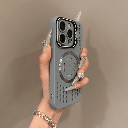 Soft Silicone Safety Protection Lightning Fast Magnetic Charging Case Cover for iPhone