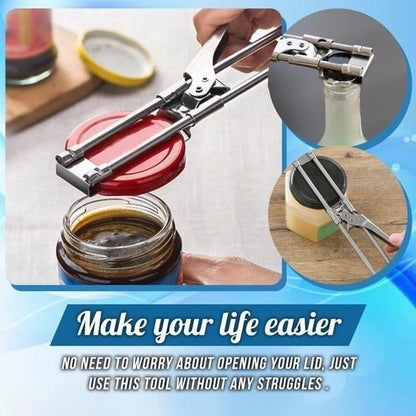 🥫✨ Limited-Time 50% OFF! Adjustable Jar & Bottle Opener — Toothed Grip, Up to 10 cm 🔧