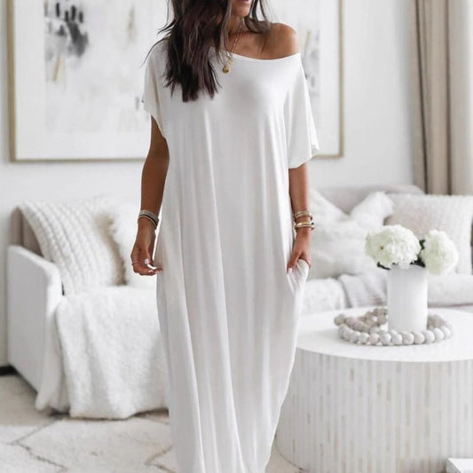 👗 49% OFF NOW! ✨ Loose Fit Long Dress – Clean Style, Flattering for Every Figure & Perfect for Any Occasion 🌸